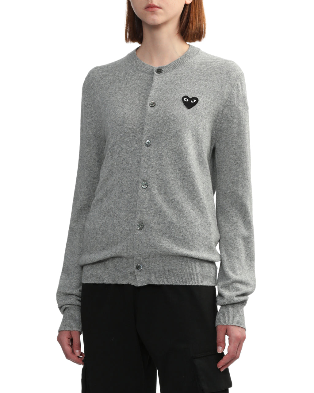 Heart emblem cardigan