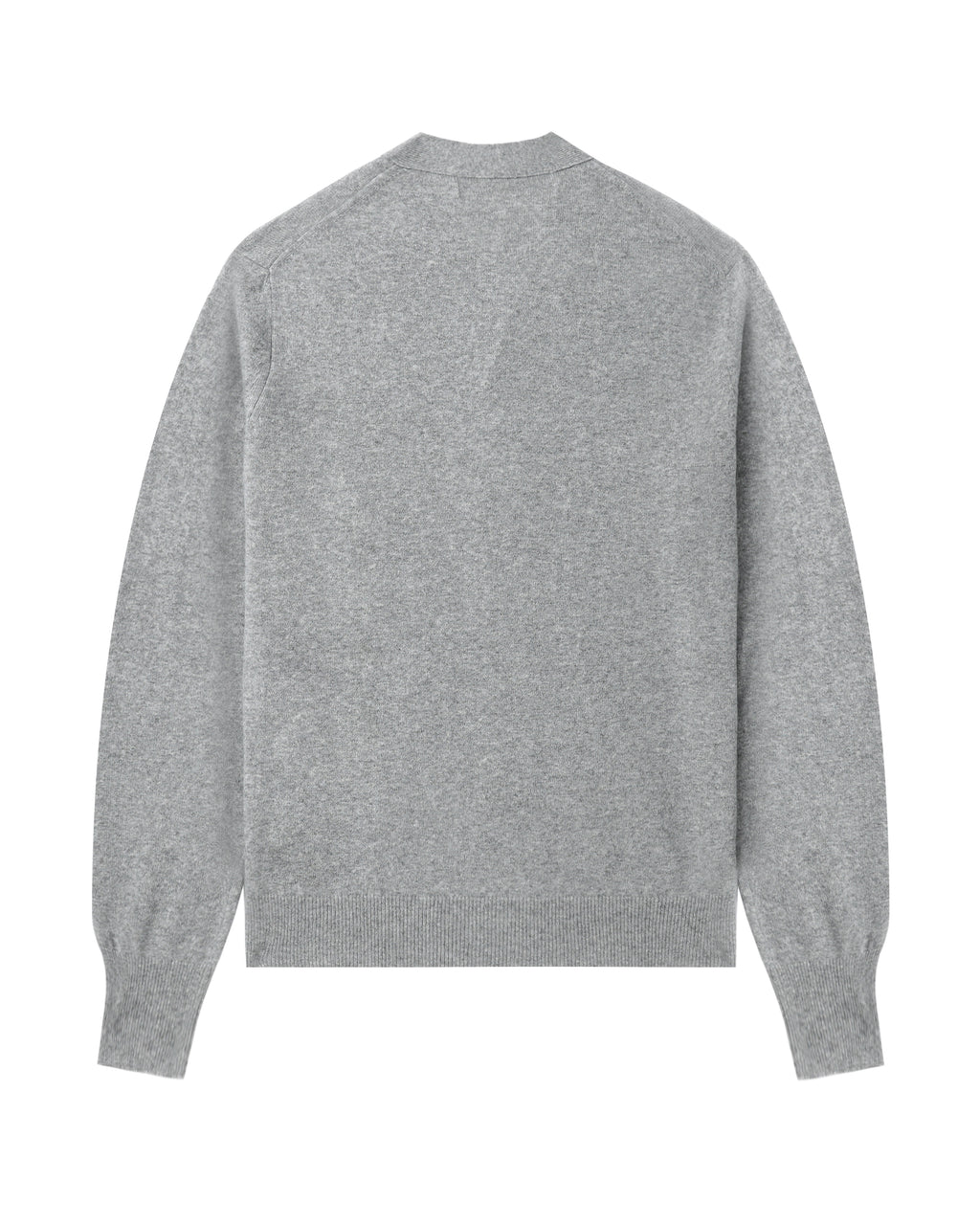Heart emblem V-neck cardigan
