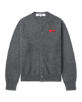 Two heart emblem cardigan