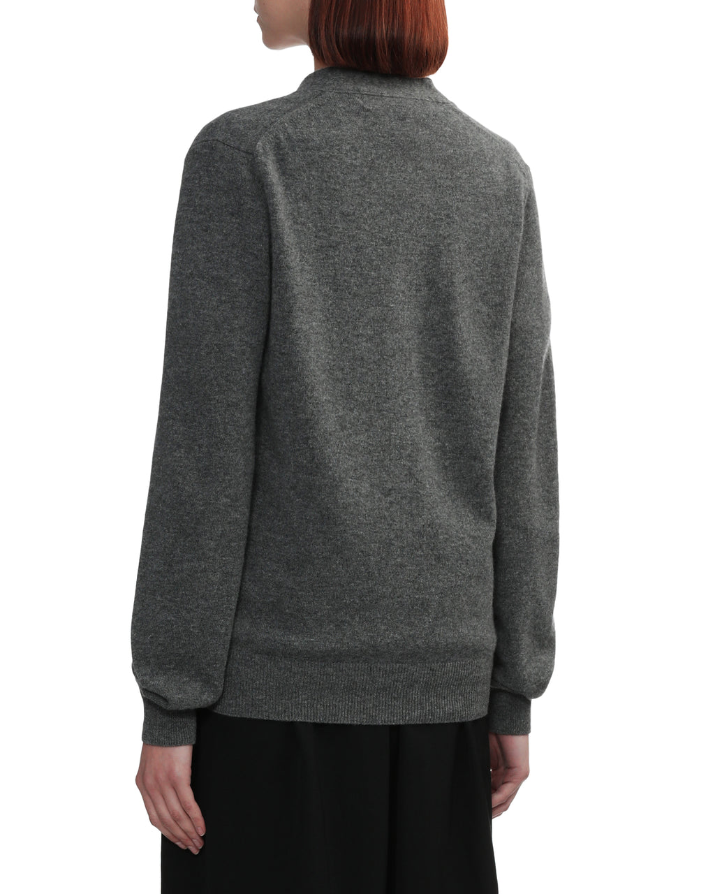 Double heart logo cardigan