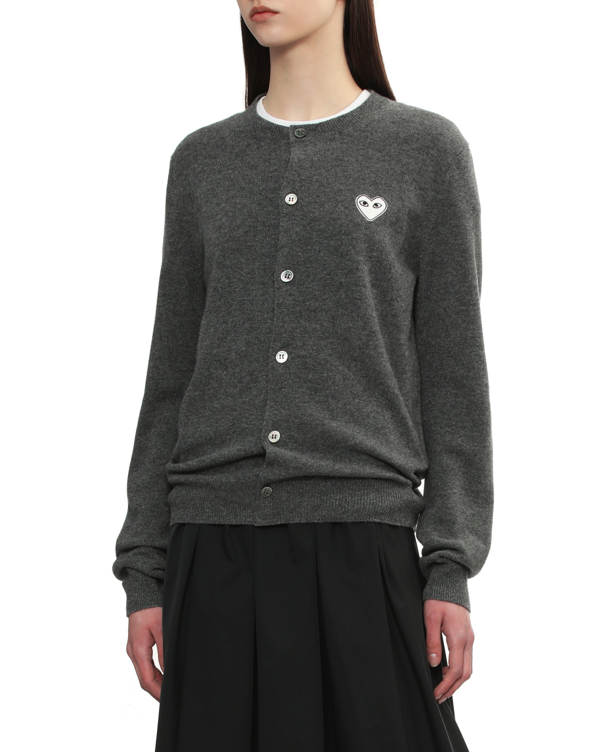 Crew neck cardigan