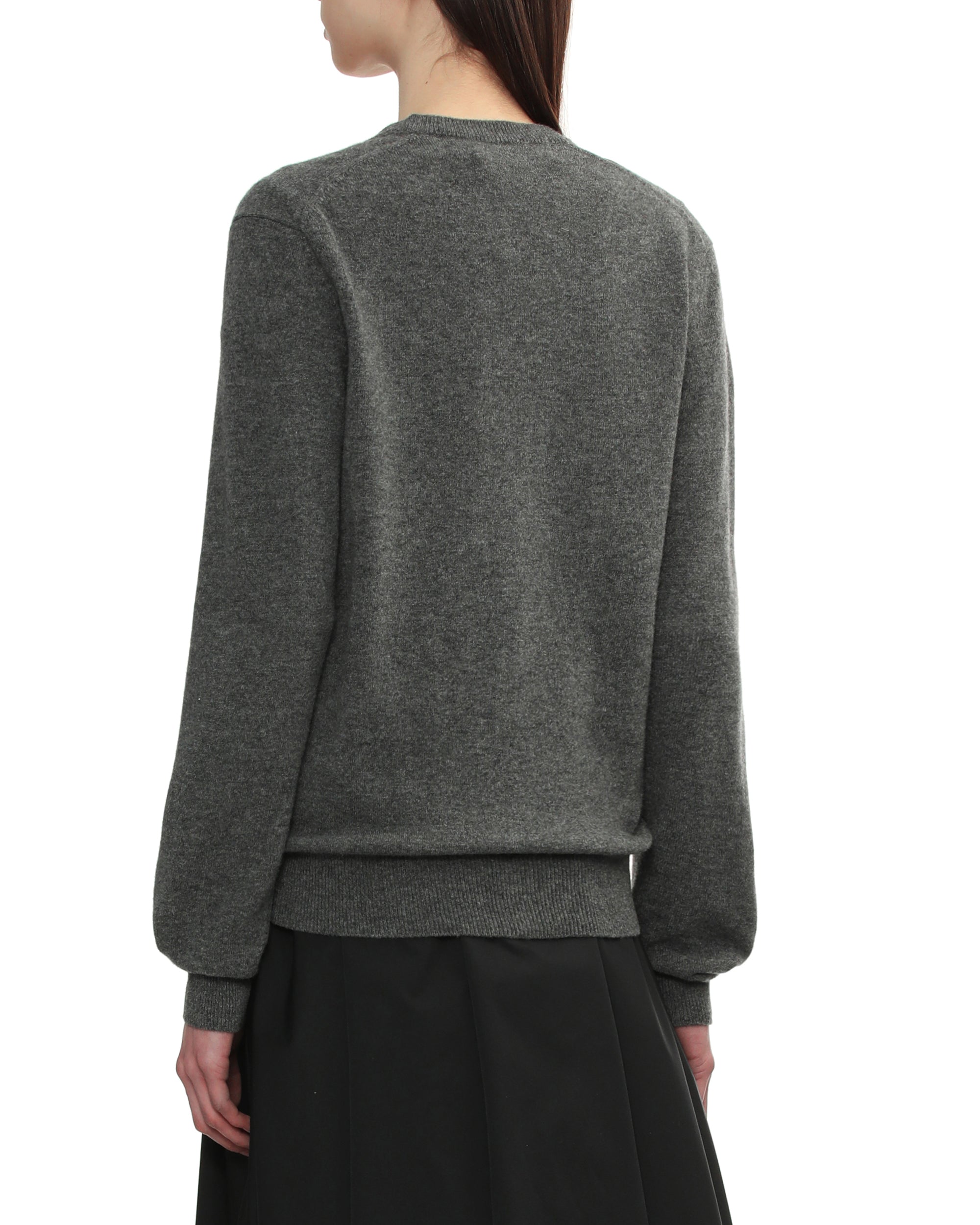 Crew neck cardigan