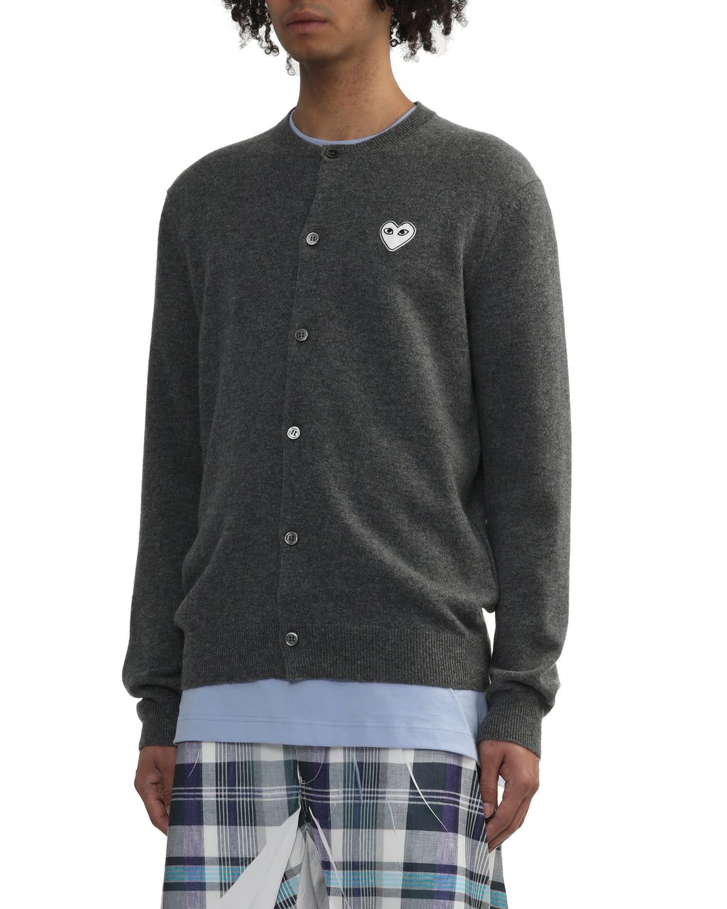 Crew neck cardigan