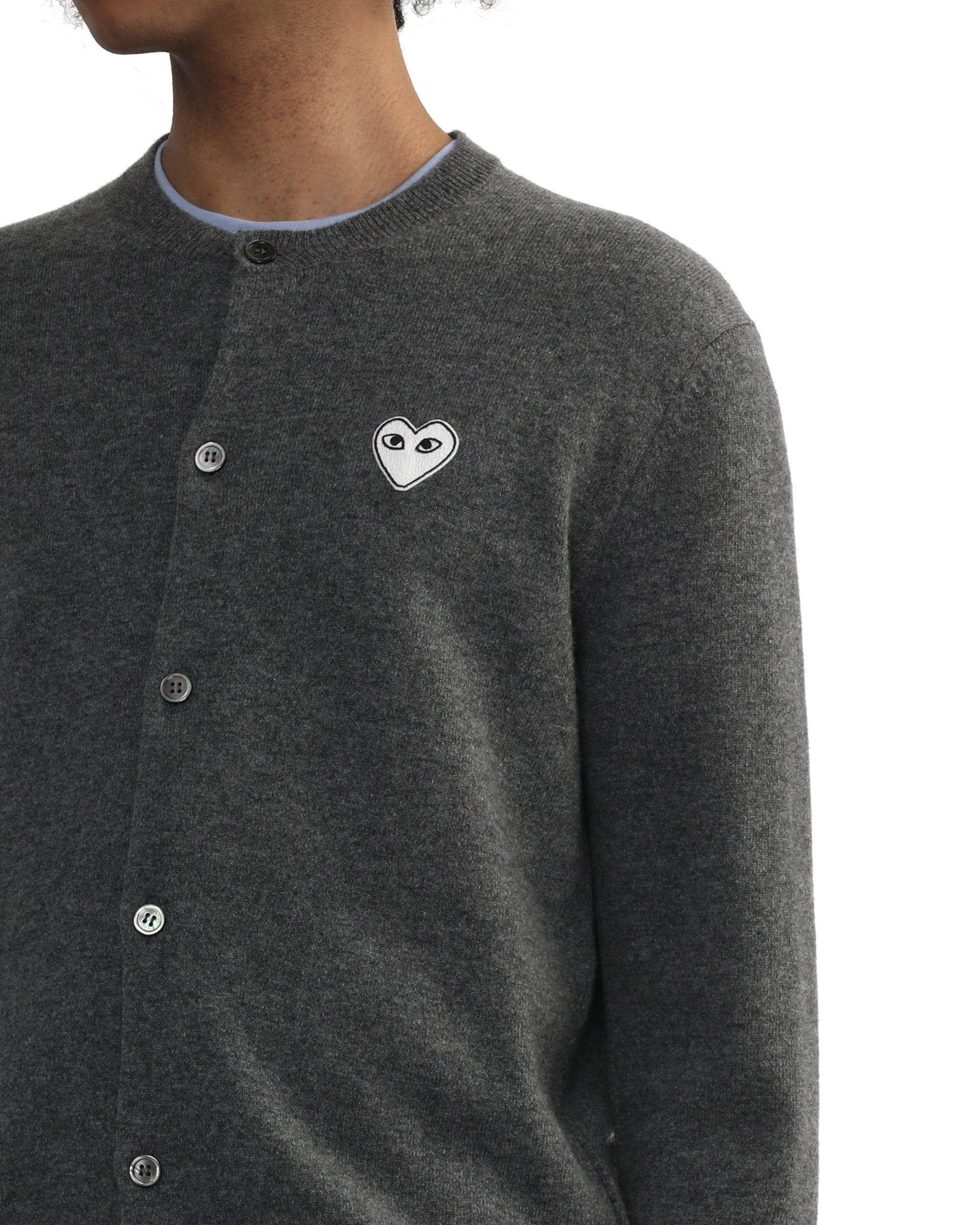 Crew neck cardigan
