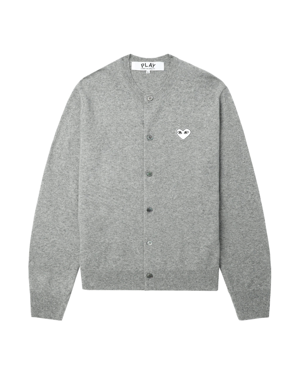 Heart emblem cardigan