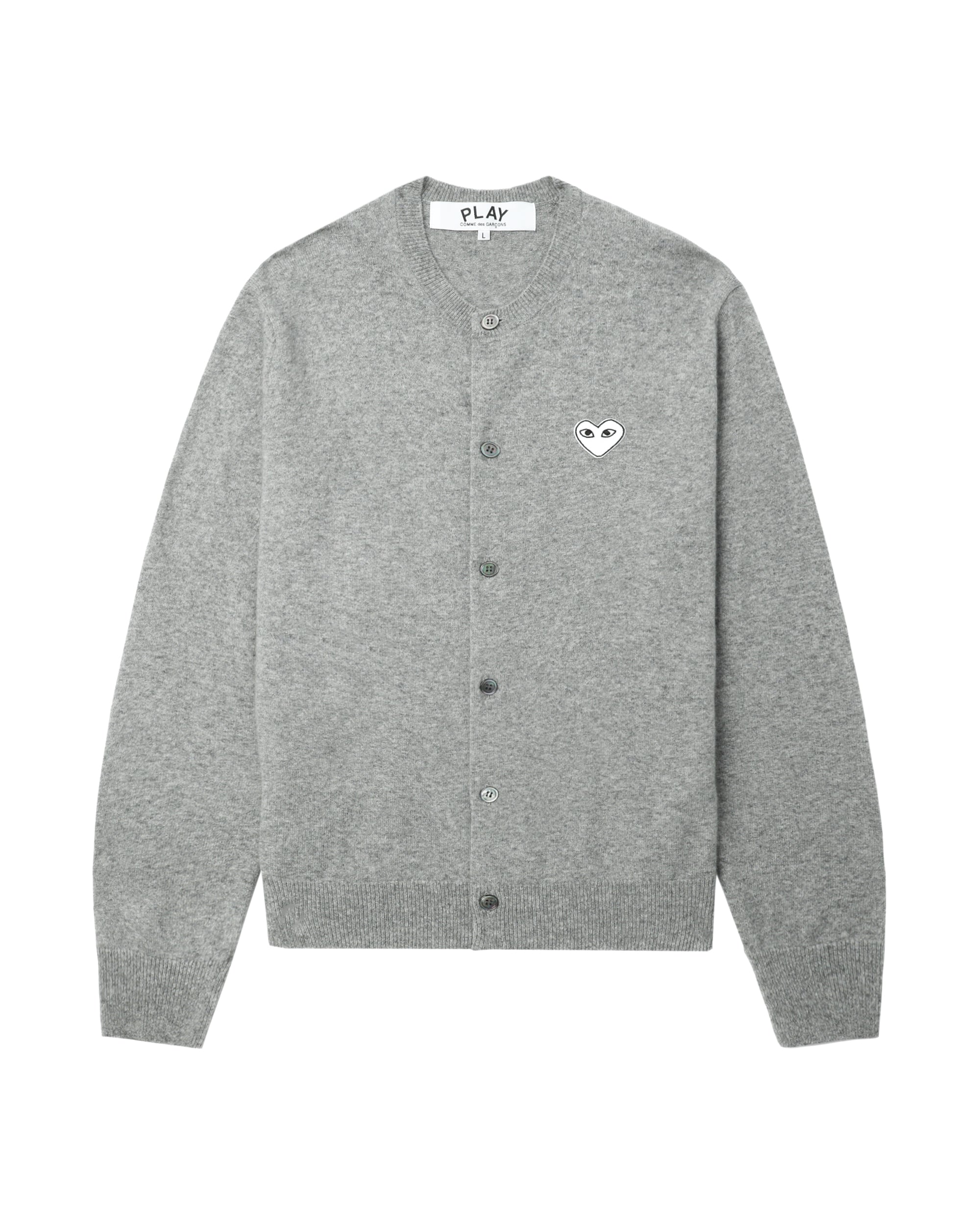 Heart emblem cardigan