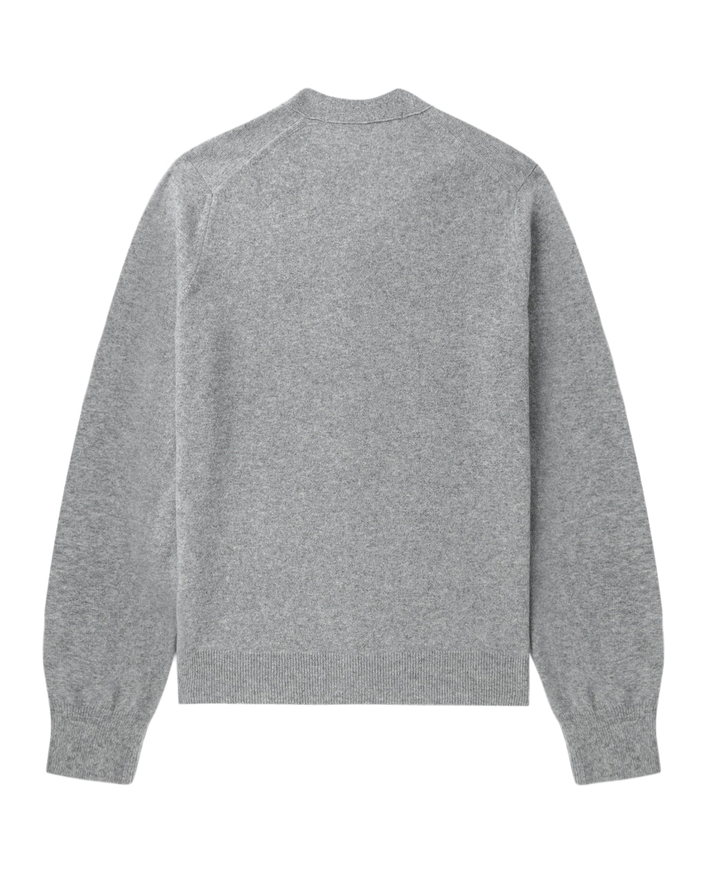 Heart emblem V-neck cardigan