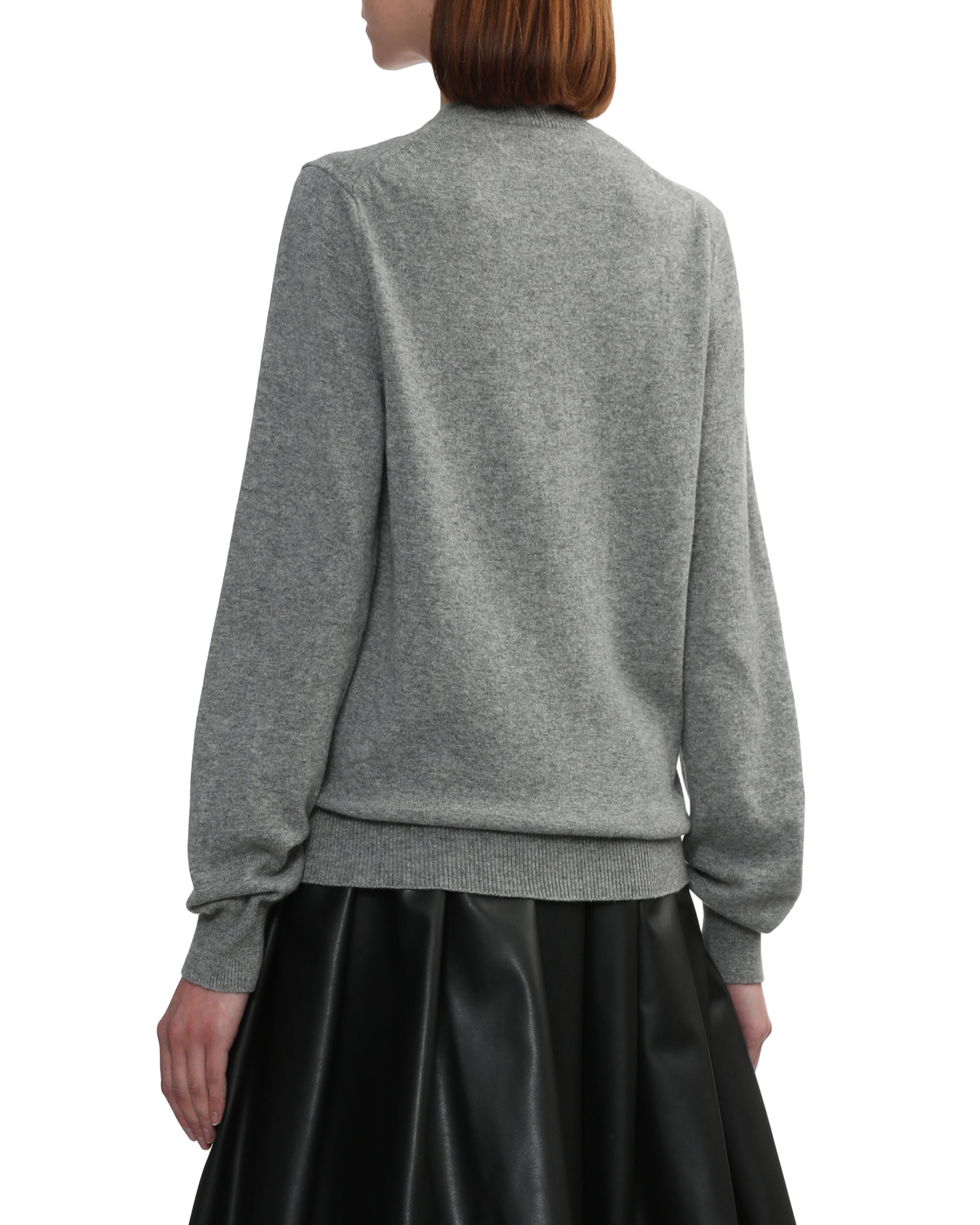 Heart logo button down cardigan
