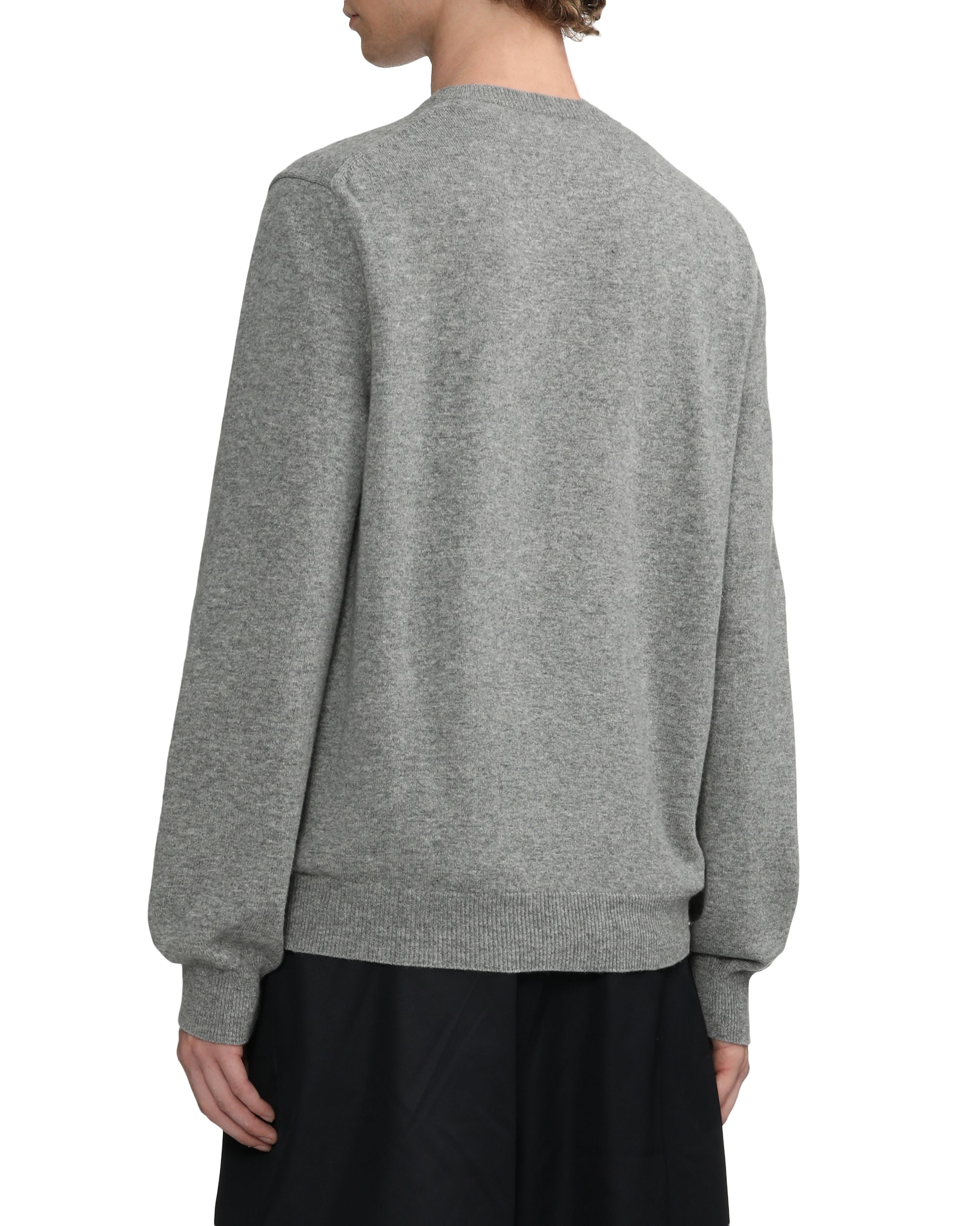Heart logo button down cardigan