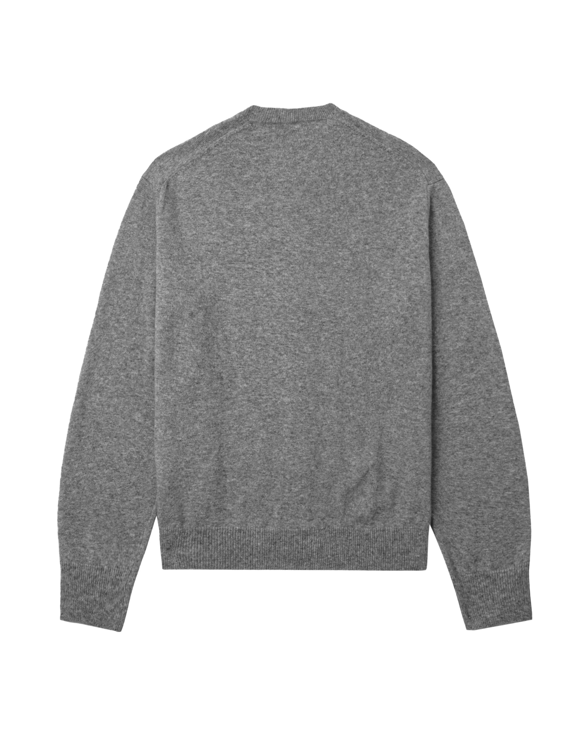 Two heart emblem V-neck cardigan