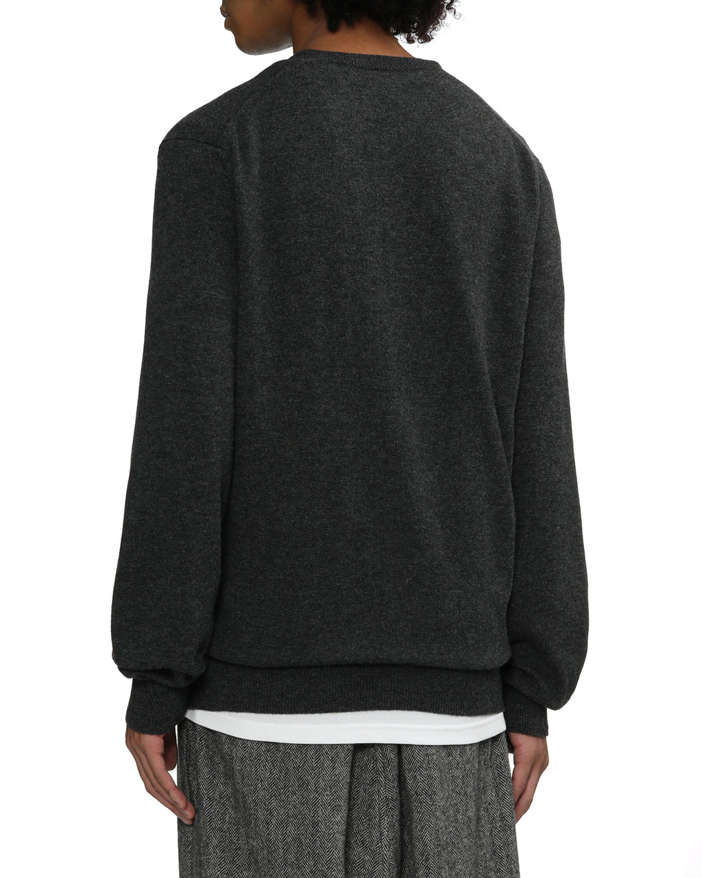 Merged heart emblem cardigan