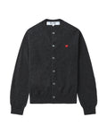 Mini heart emblem cardigan