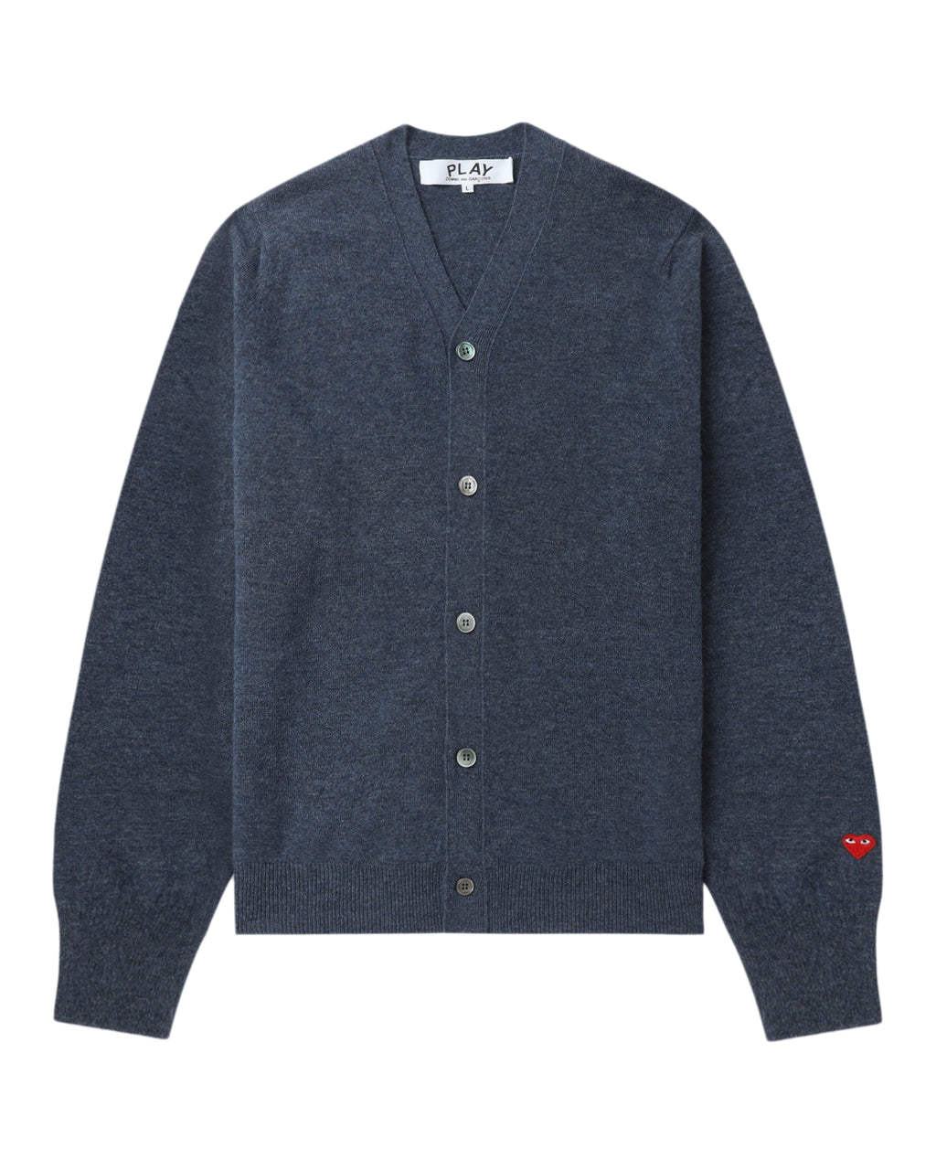 Heart logo cardigan