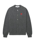 Rhinestone logo cardigan