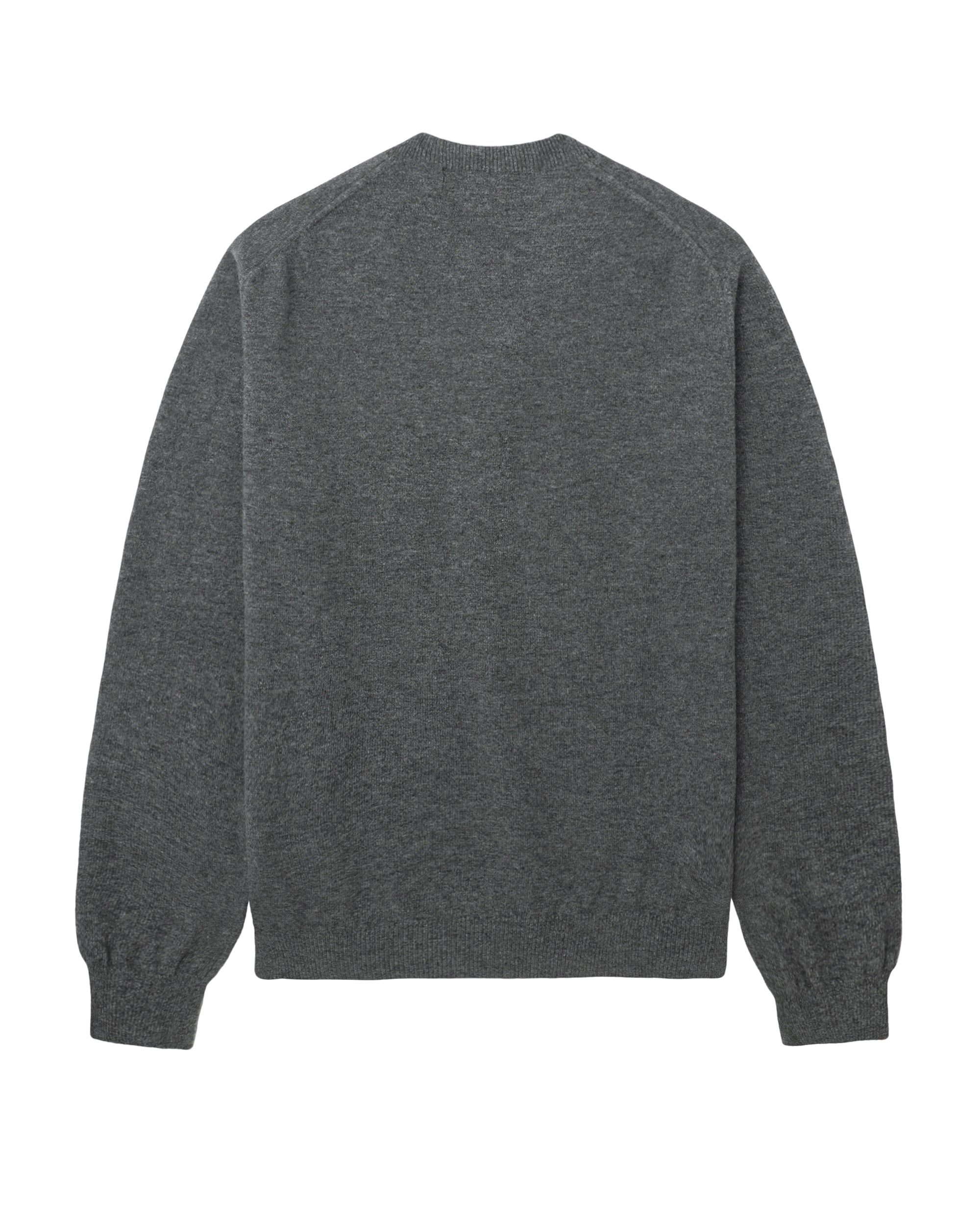 Rhinestone logo cardigan