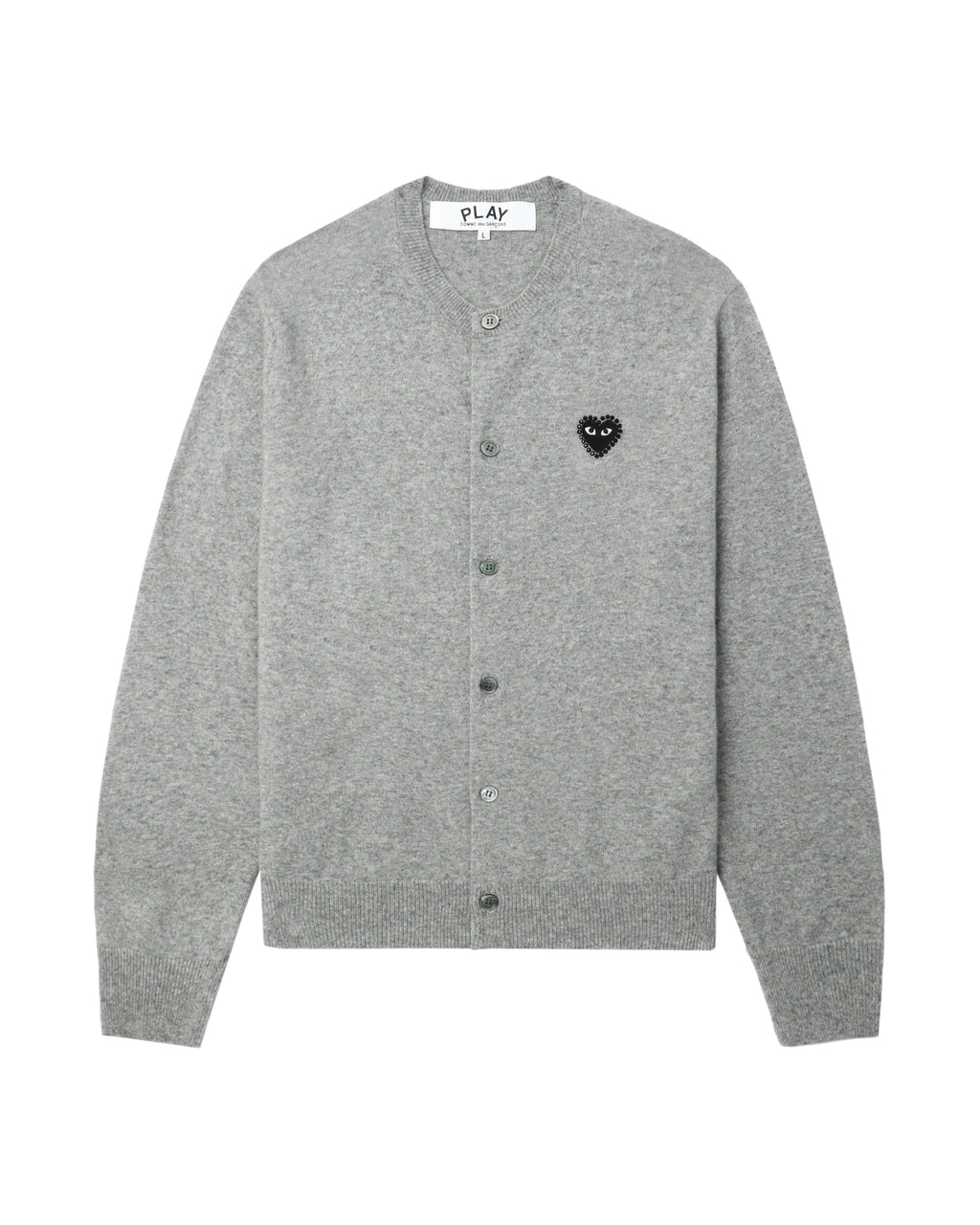 Rhinestone logo cardigan