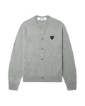 Rhinestone logo cardigan