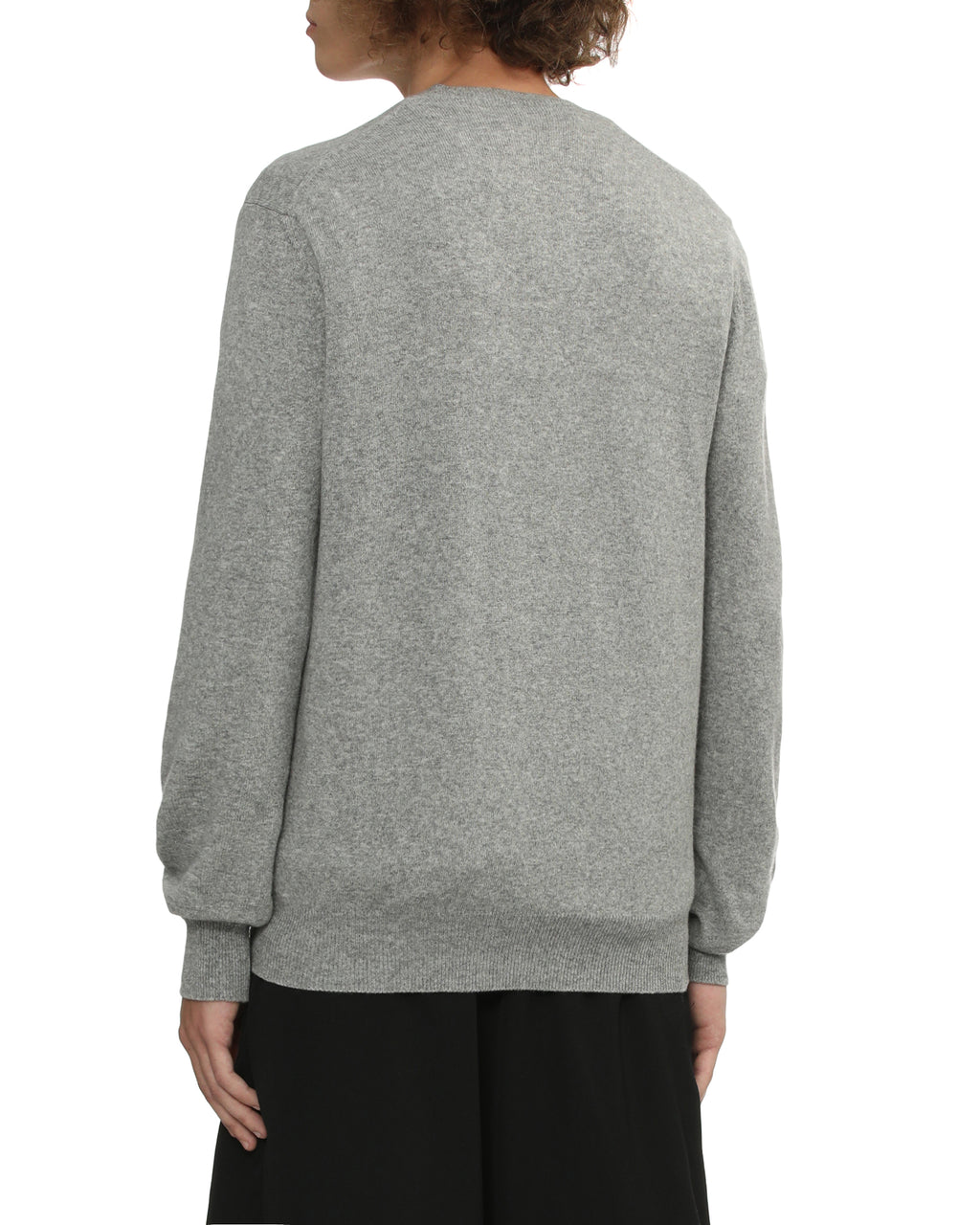 Rhinestone logo cardigan