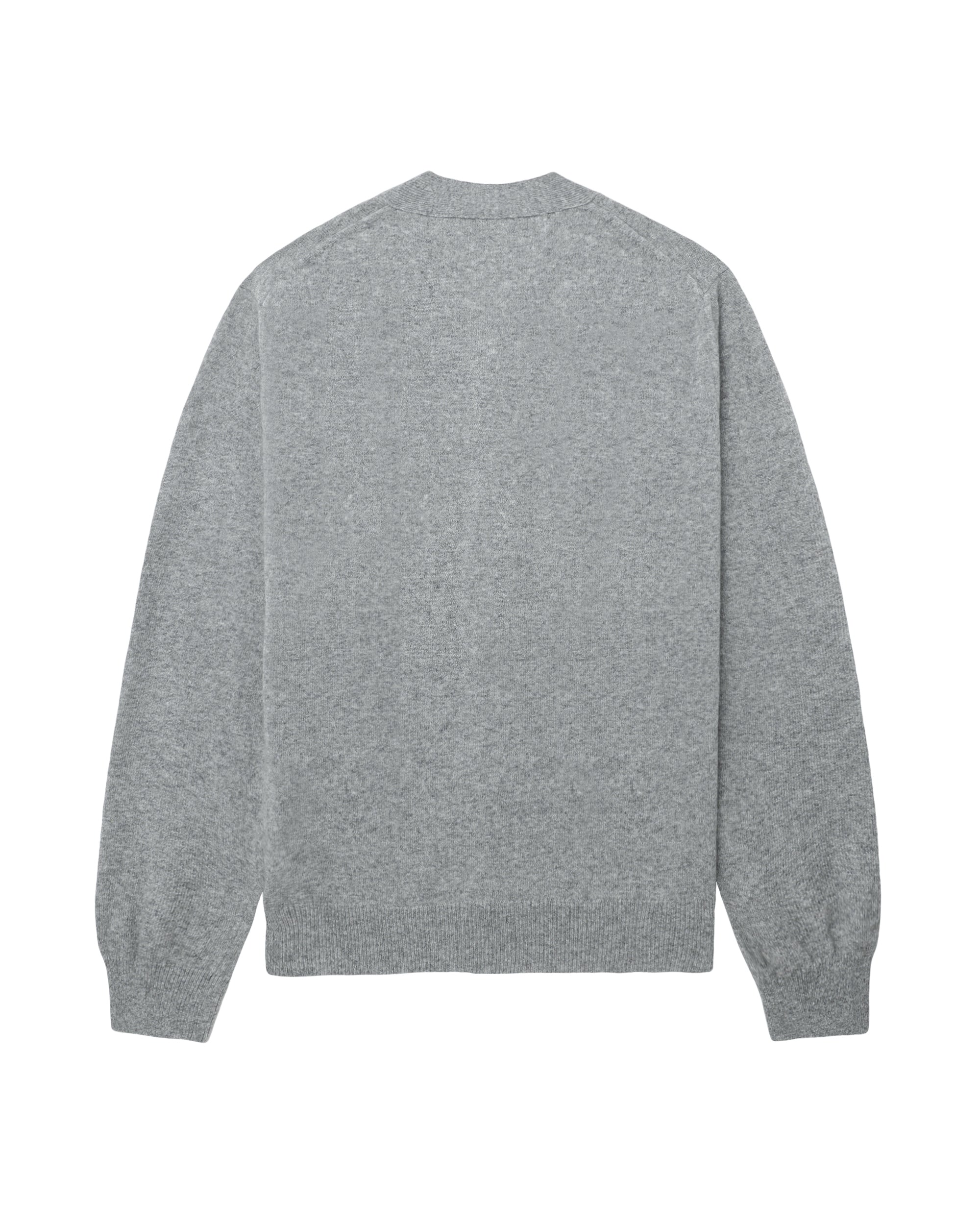Rhinestone logo cardigan