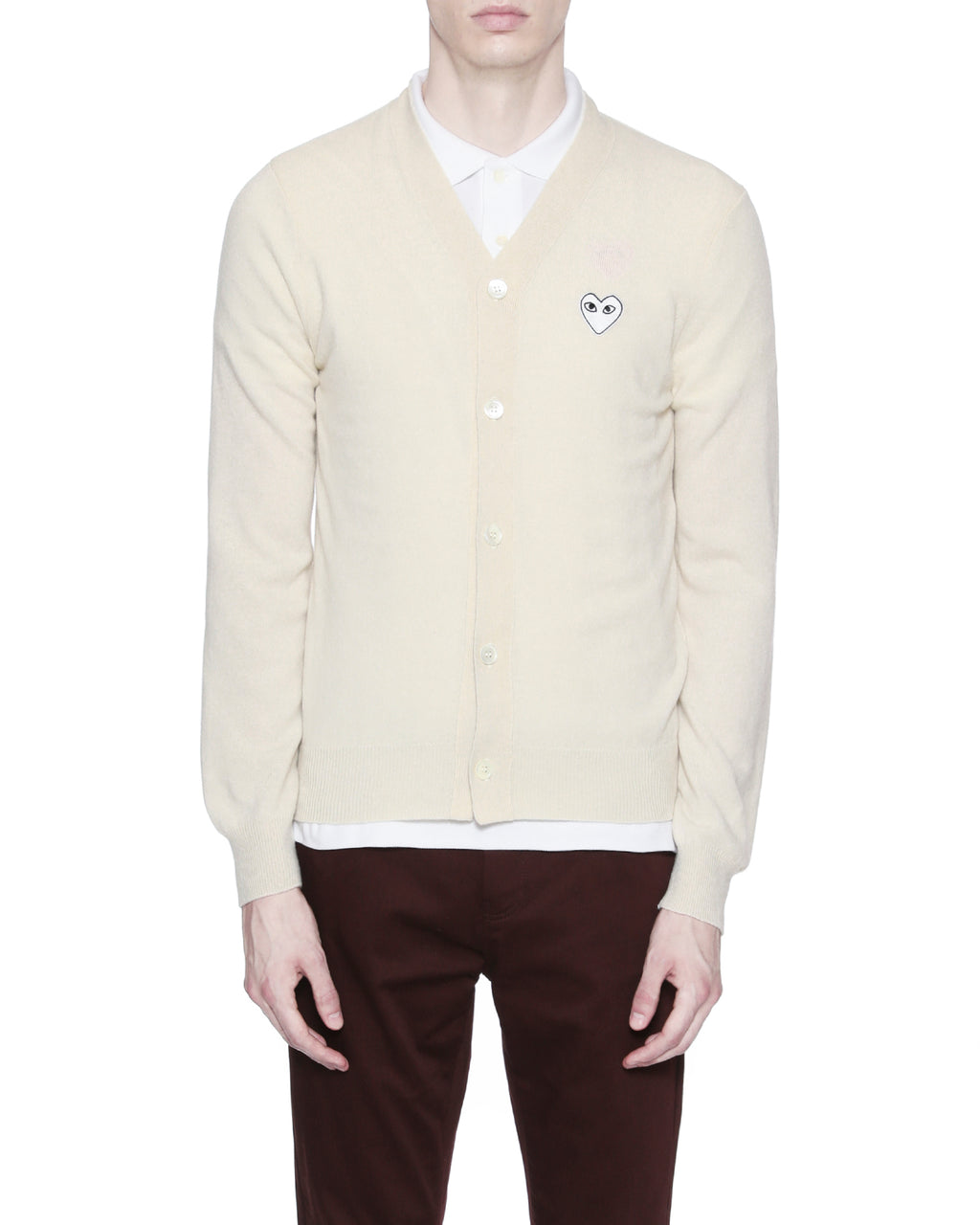 Heart logo cardigan
