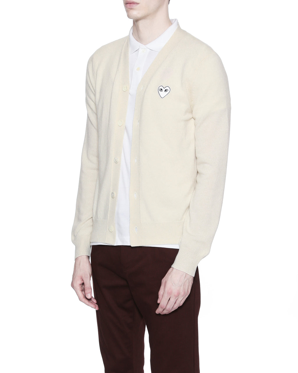 Heart logo cardigan