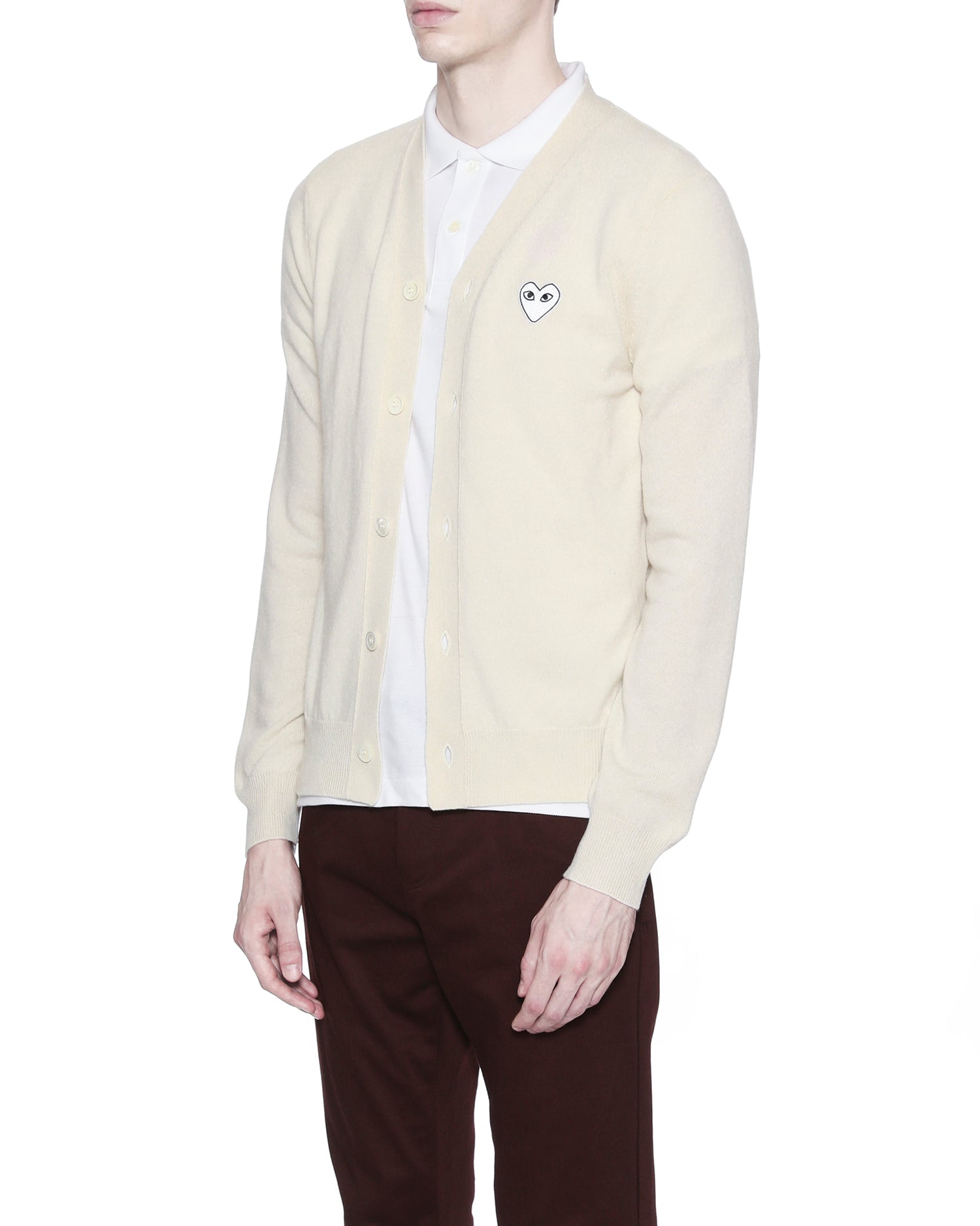 Heart logo cardigan