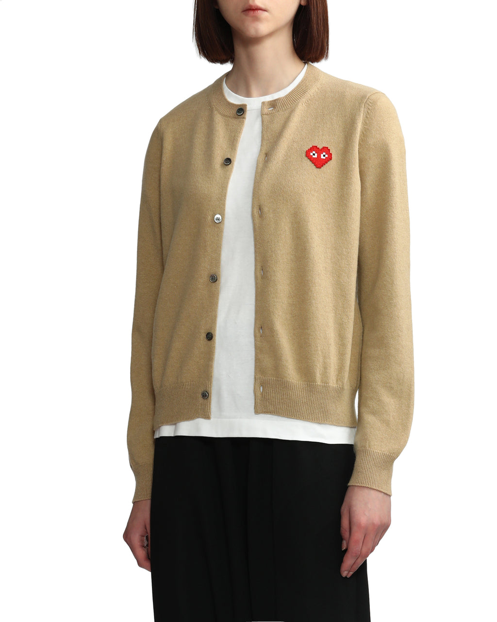 X INVADER logo cardigan
