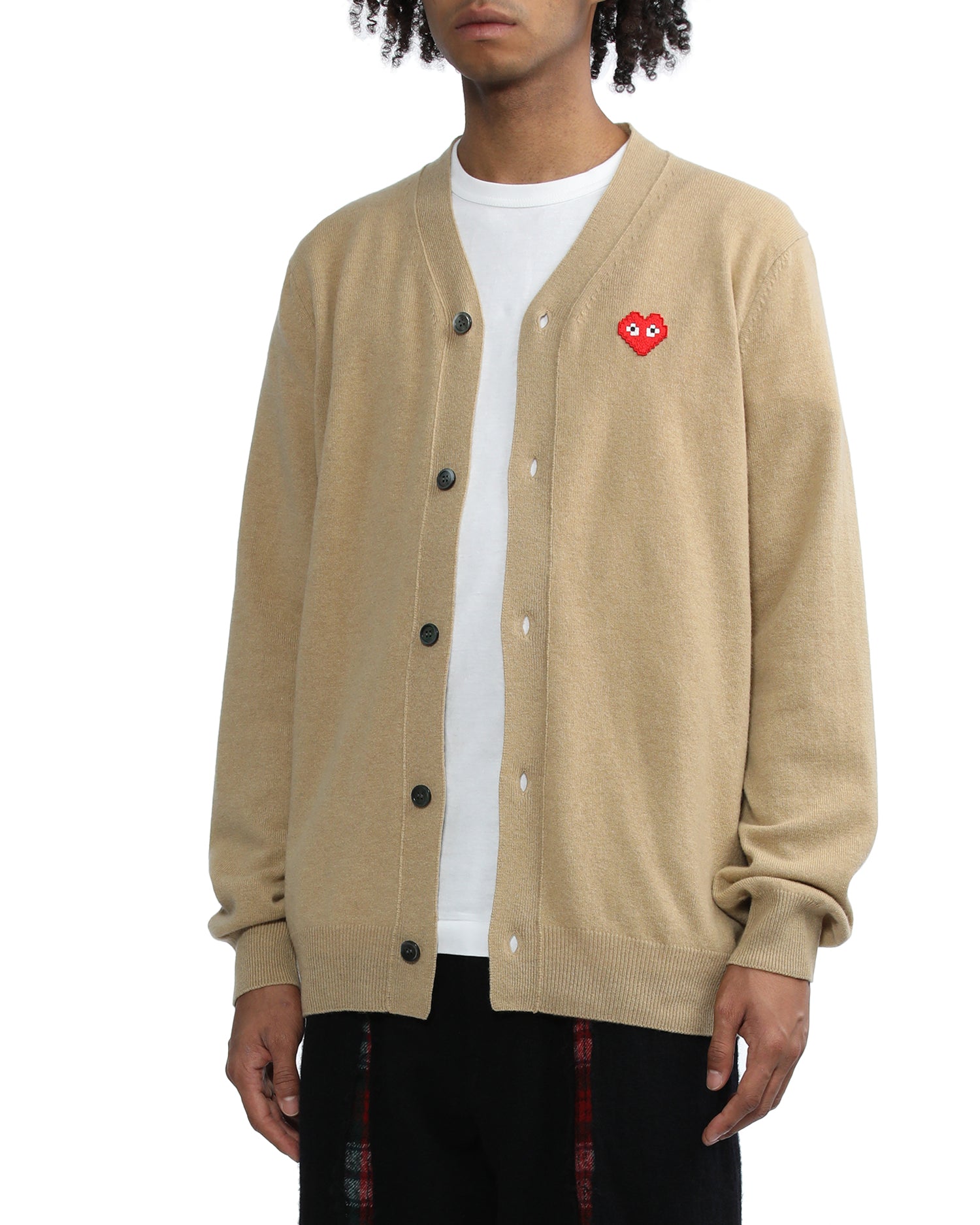 X INVADER logo cardigan