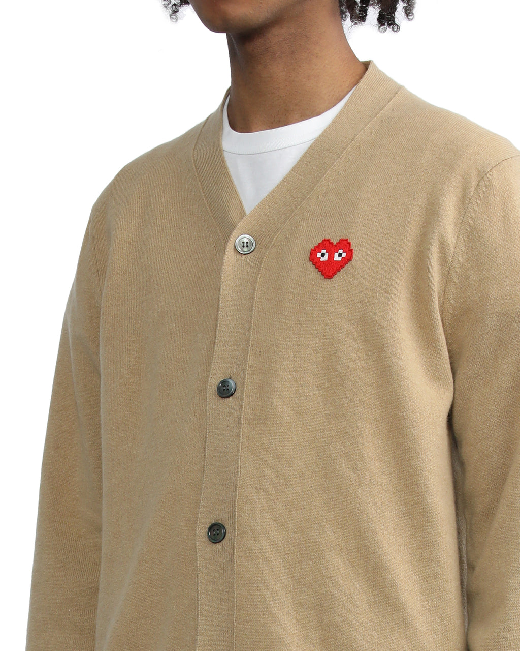 X INVADER logo cardigan