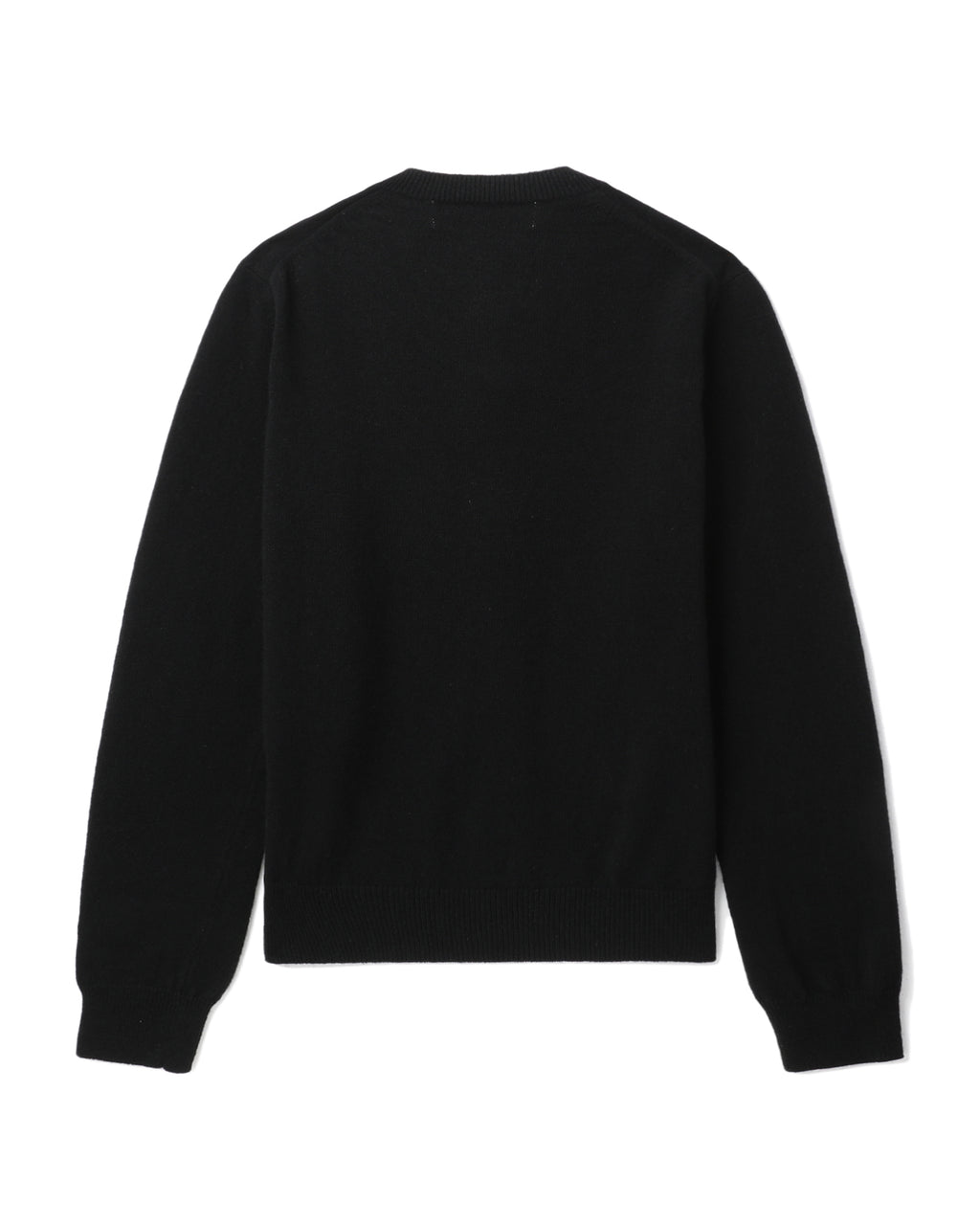 Logo patch wool cardigan