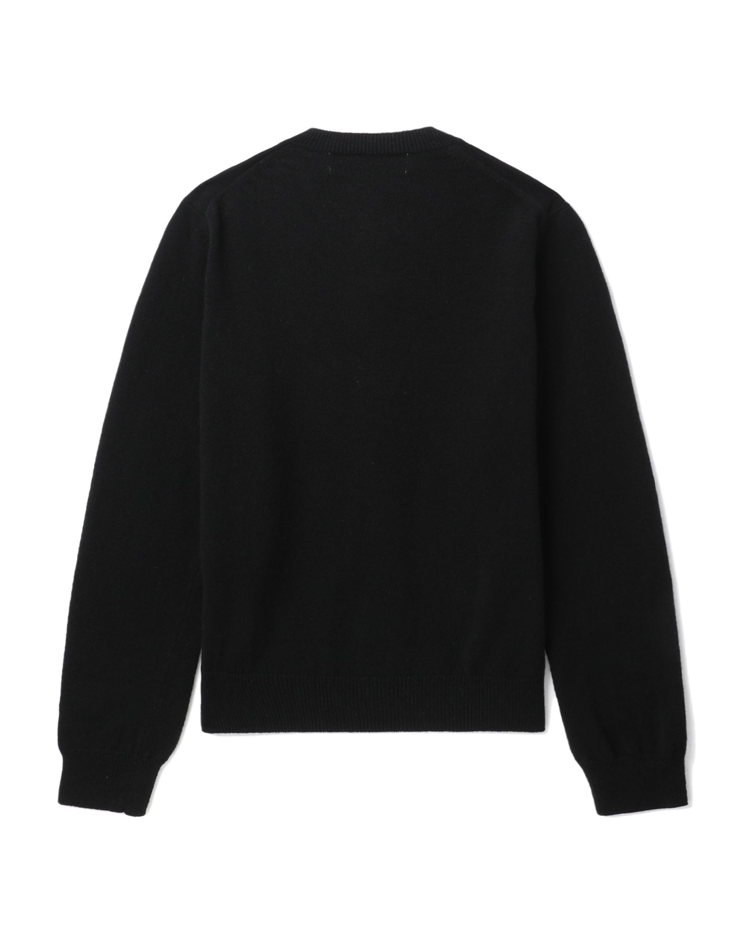 Logo patch wool cardigan