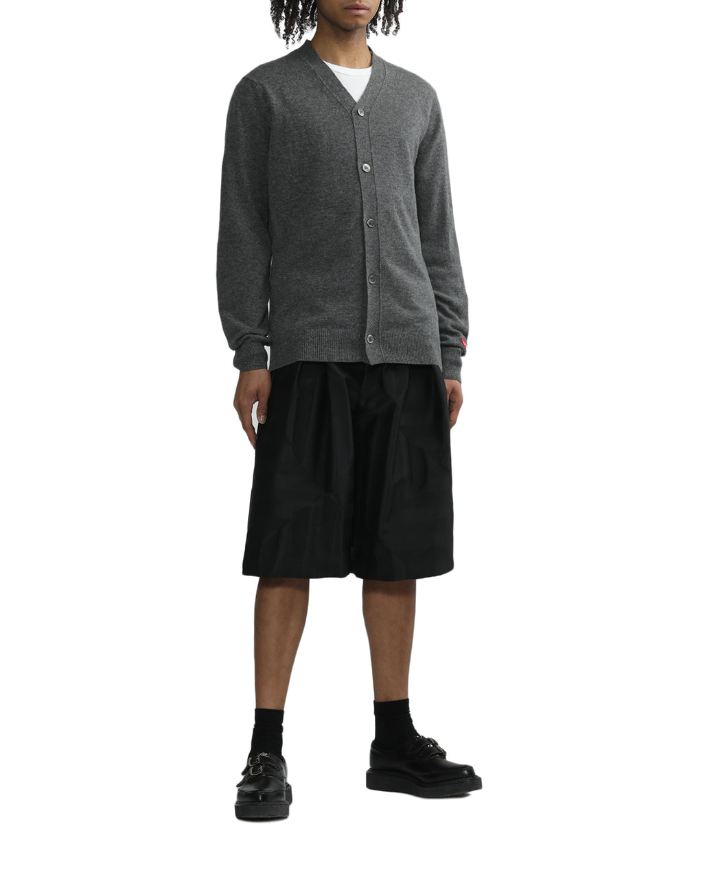 X INVADER embroidered logo cardigan
