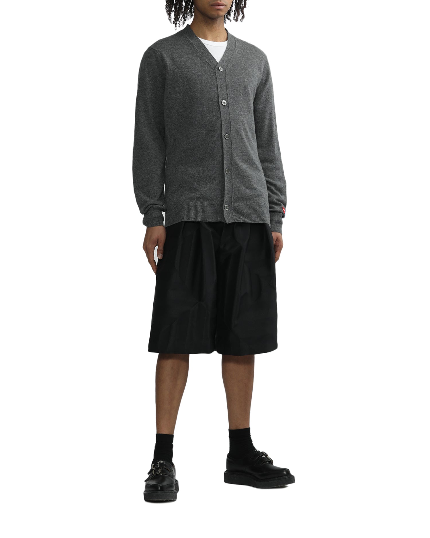 X INVADER embroidered logo cardigan