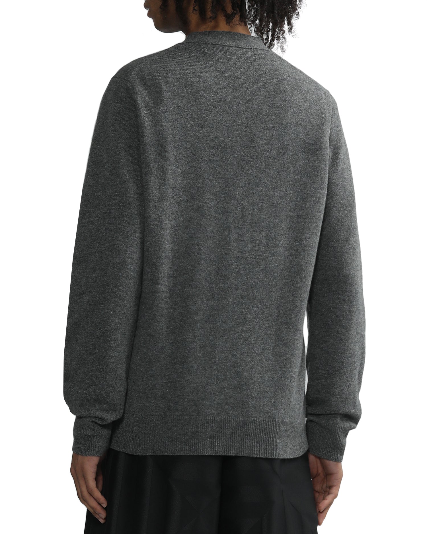 X INVADER embroidered logo cardigan