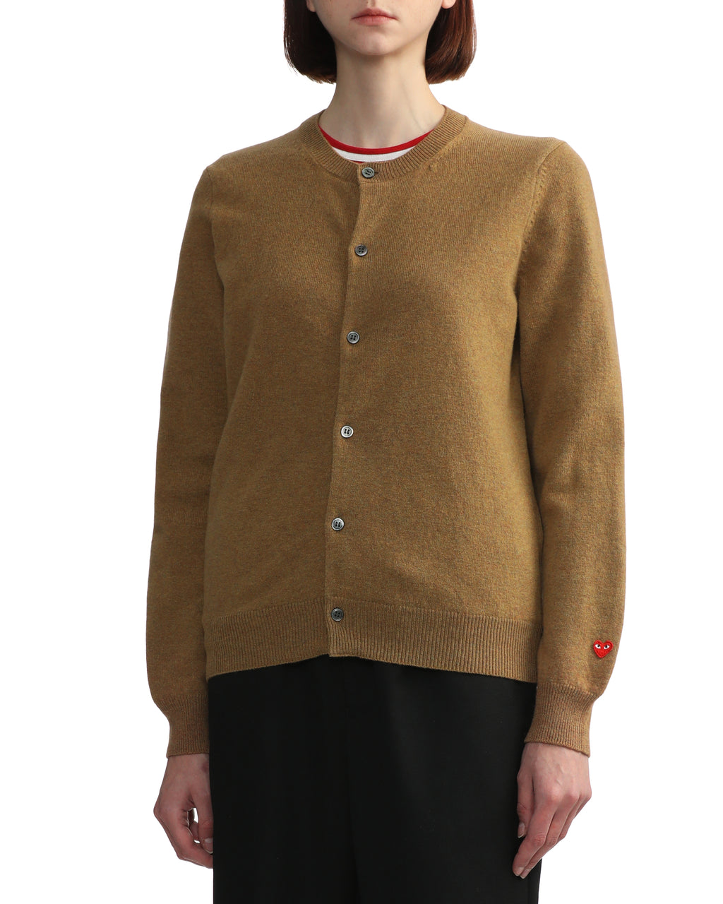 Heart logo cardigan