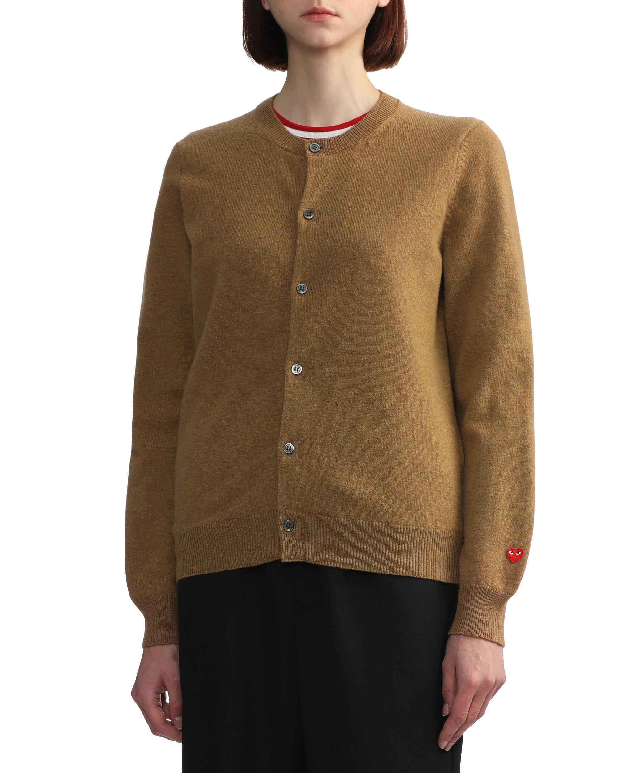 Heart logo cardigan
