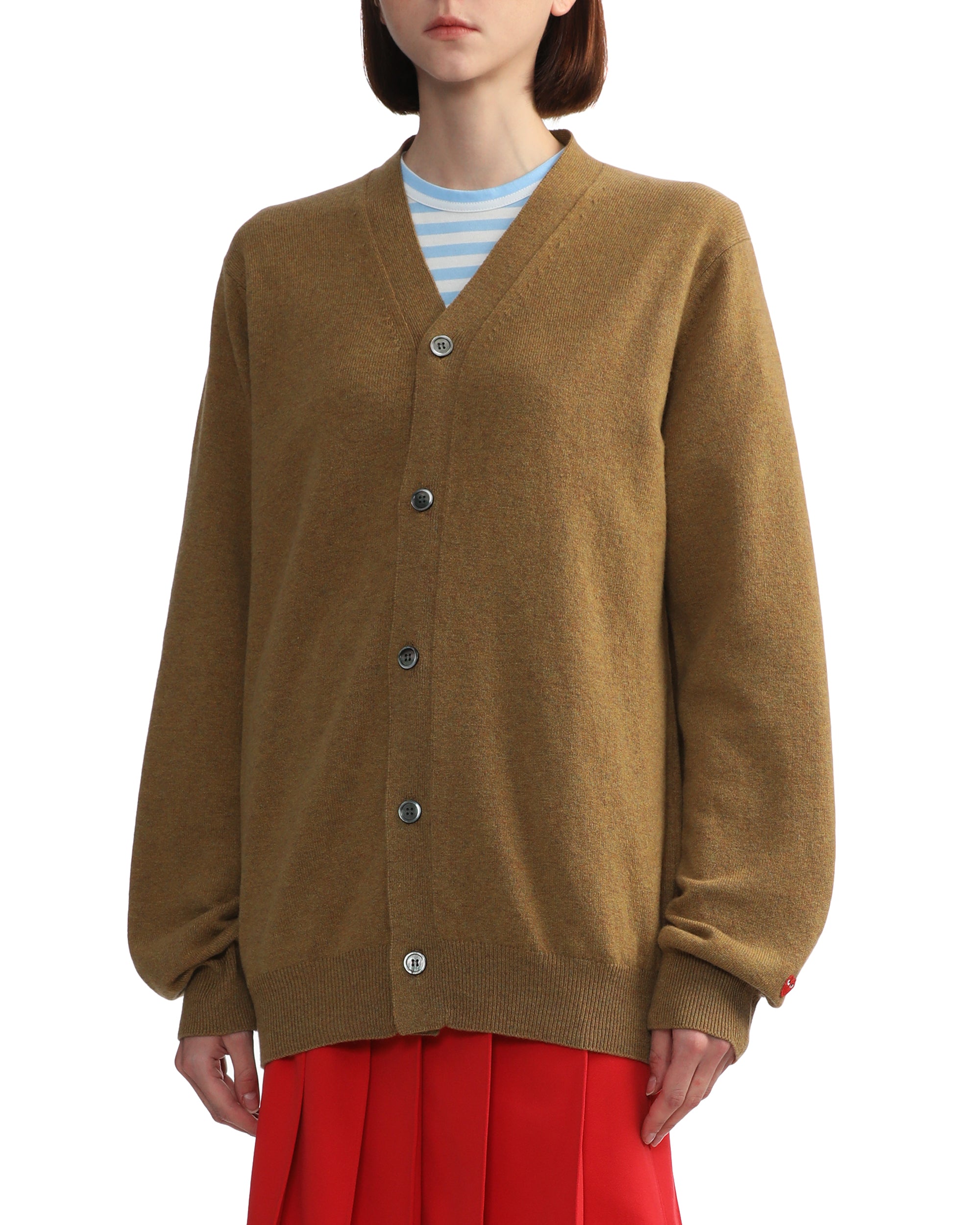 Heart logo cardigan