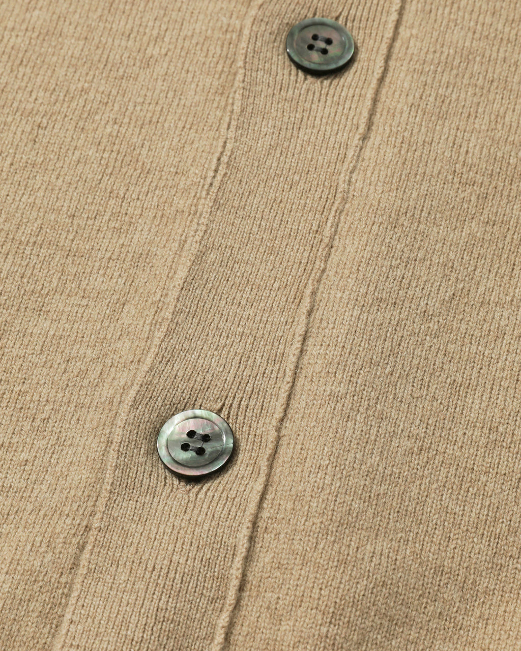 Heart logo wool cardigan