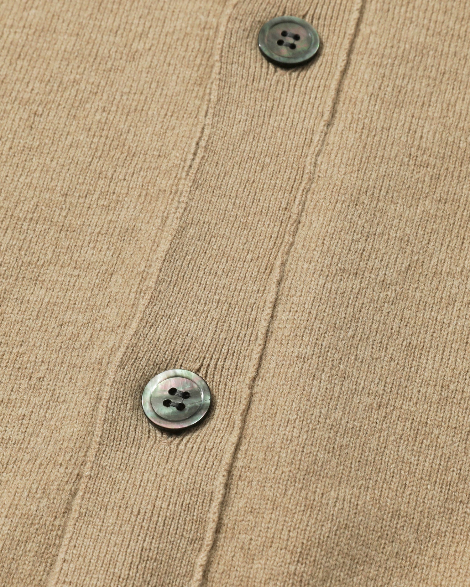 Heart logo wool cardigan