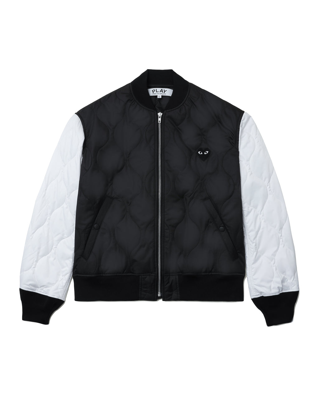 Quilted panel jacket