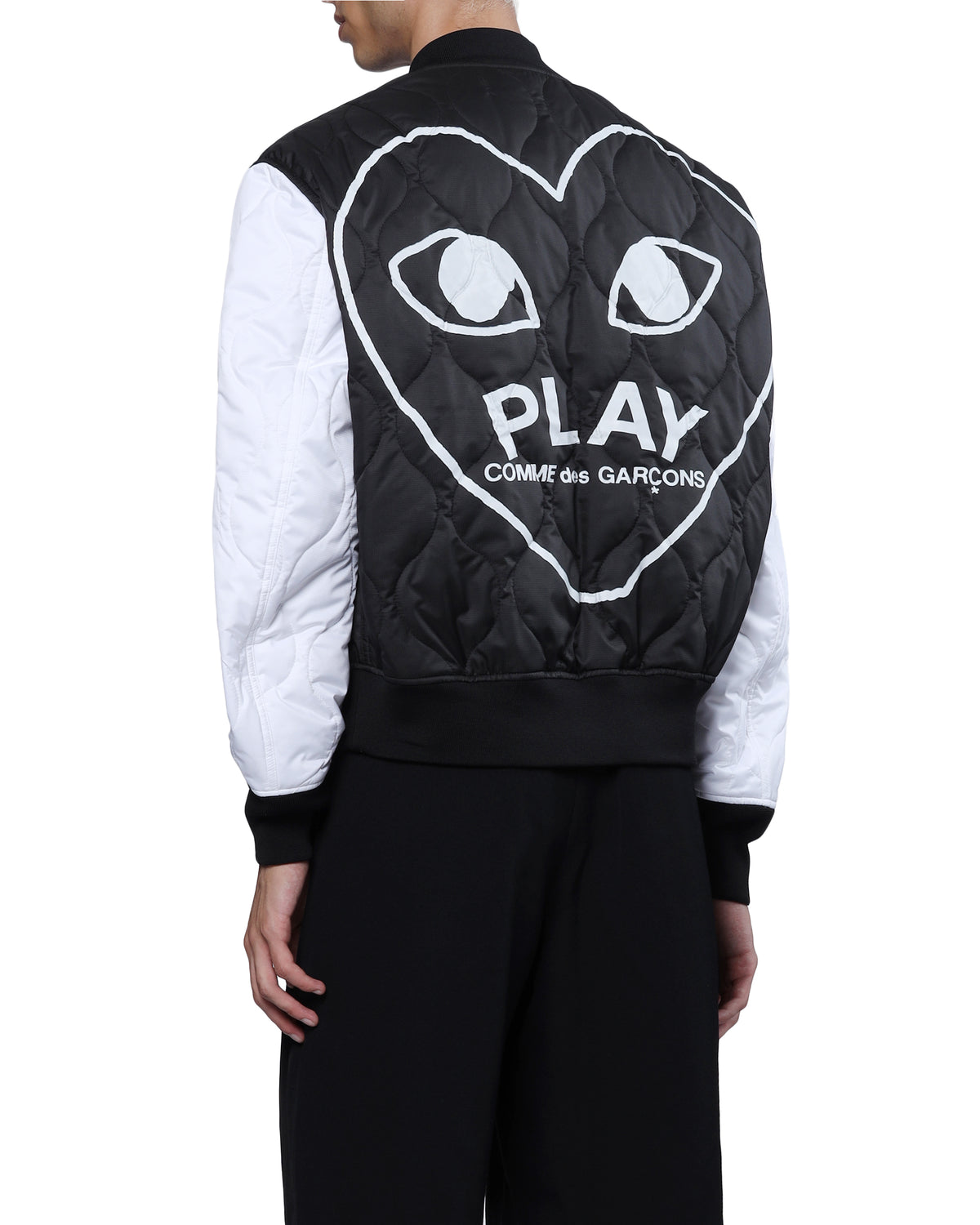 Quilted panel jacket