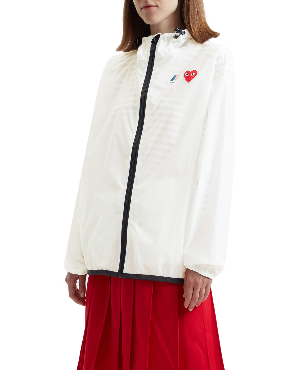 X K-Way zip up nylon jacket
