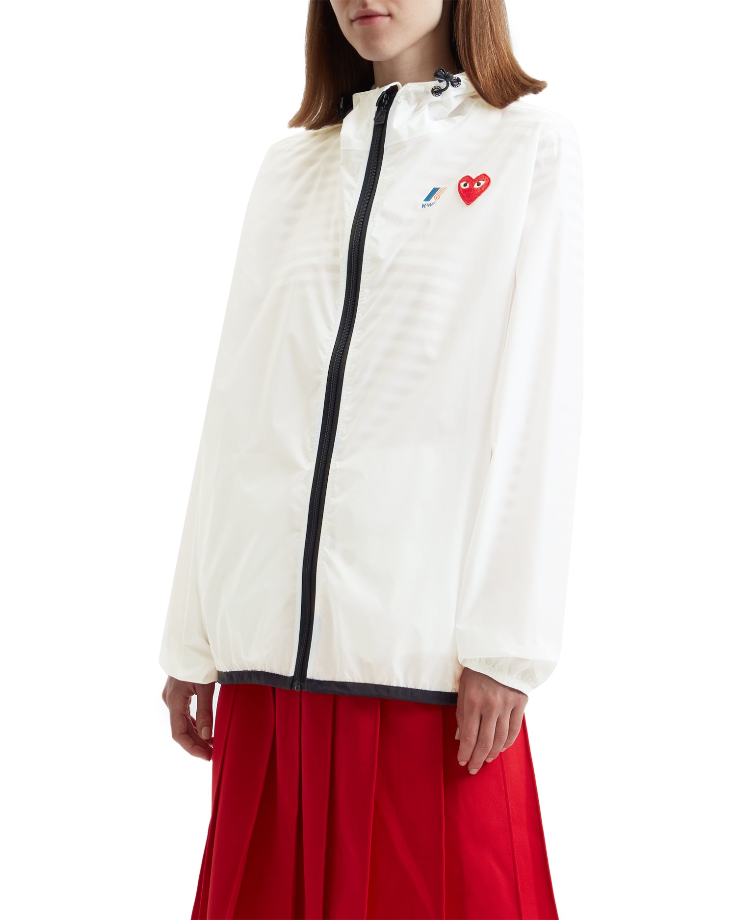 X K-Way zip up nylon jacket