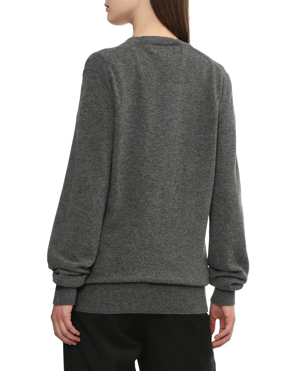 Rhinestone logo sweater