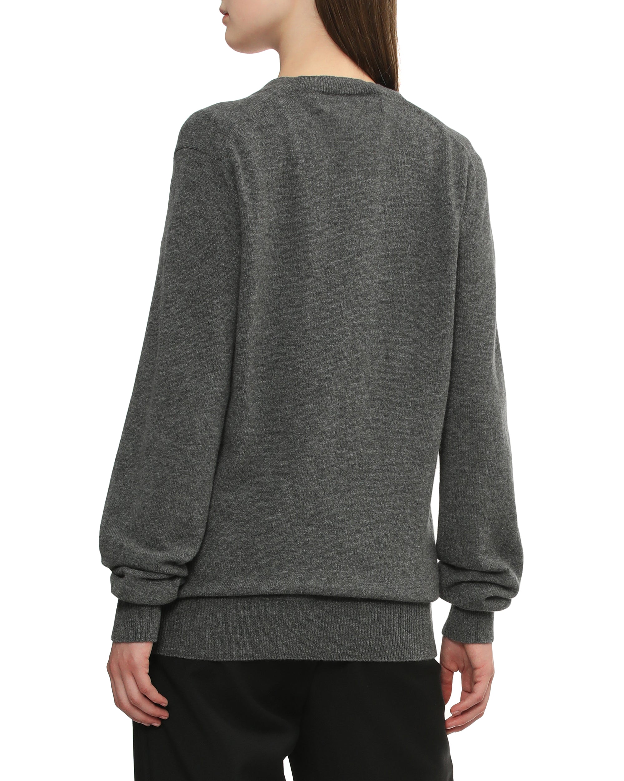Rhinestone logo sweater