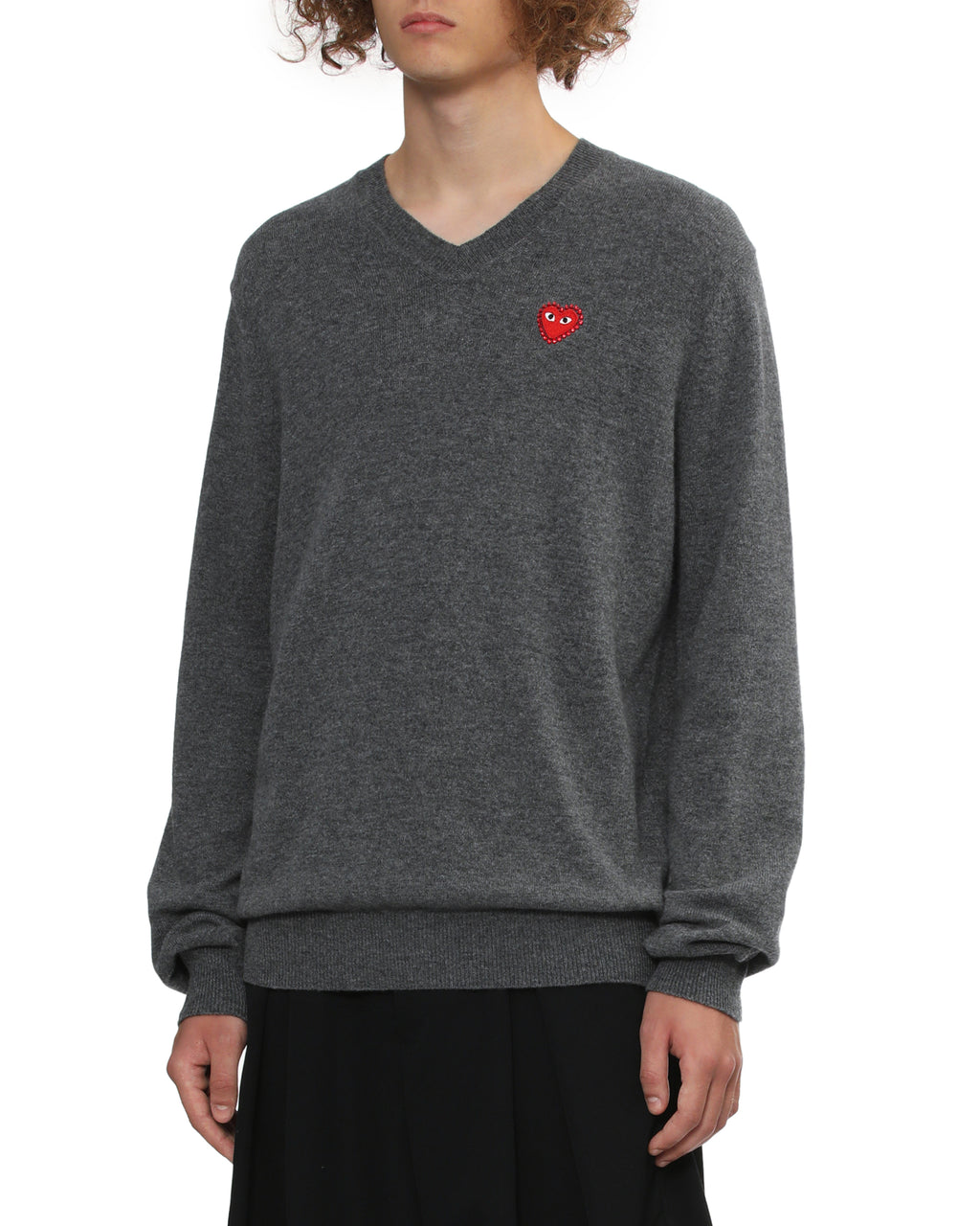 Rhinestone logo sweater
