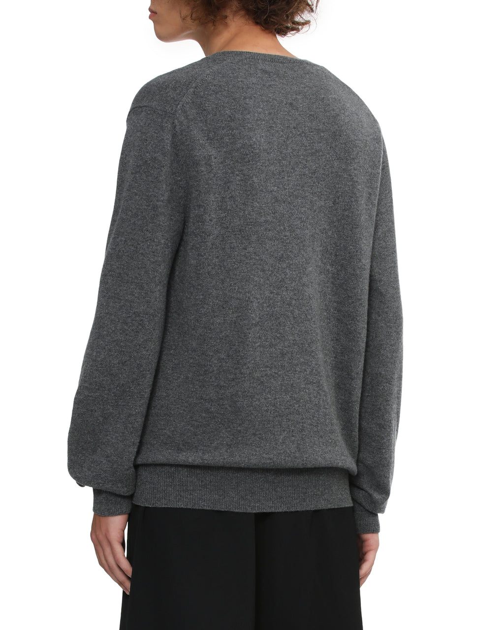 Rhinestone logo sweater