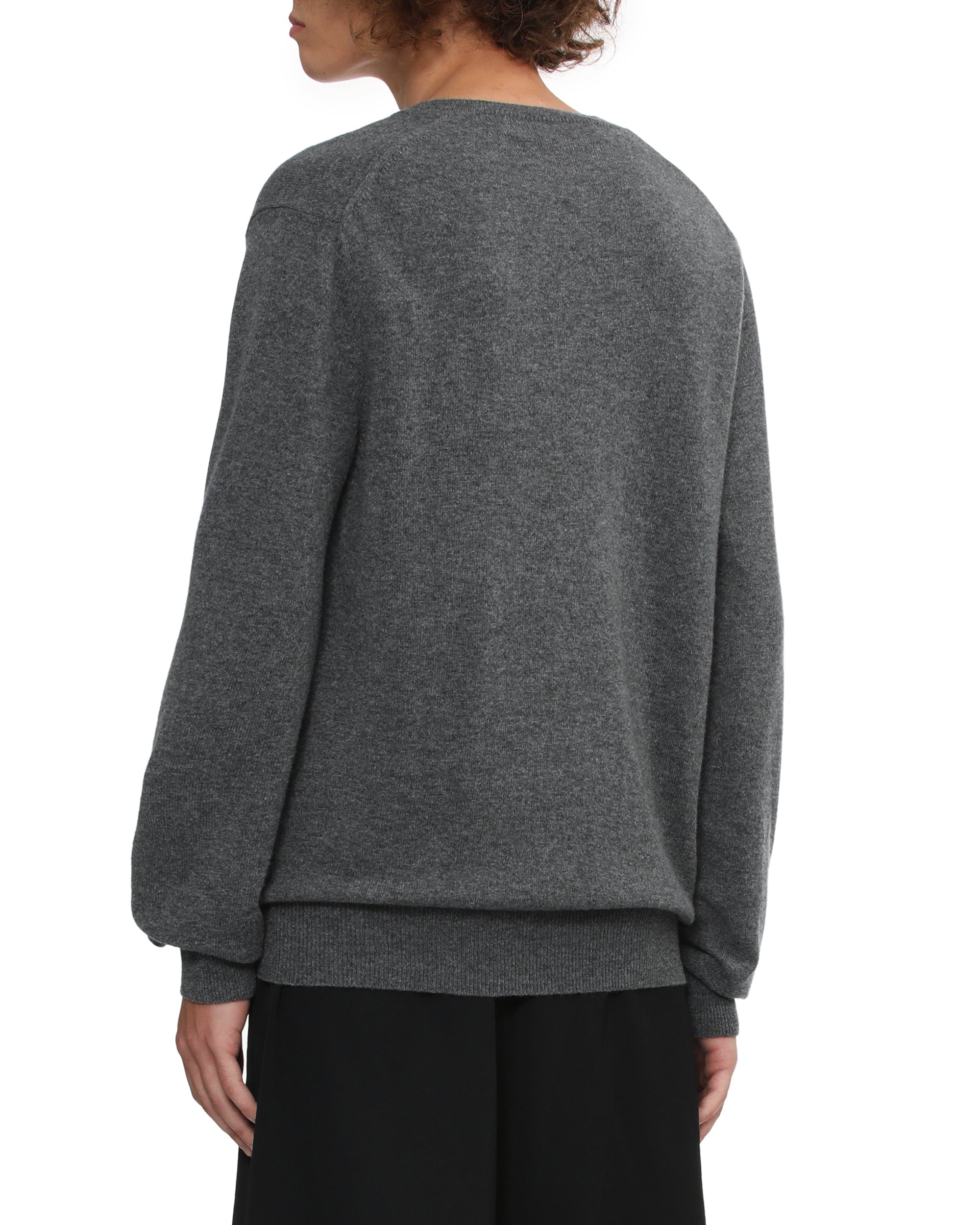 Rhinestone logo sweater