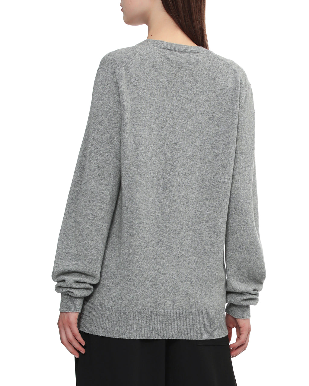 Rhinestone logo sweater