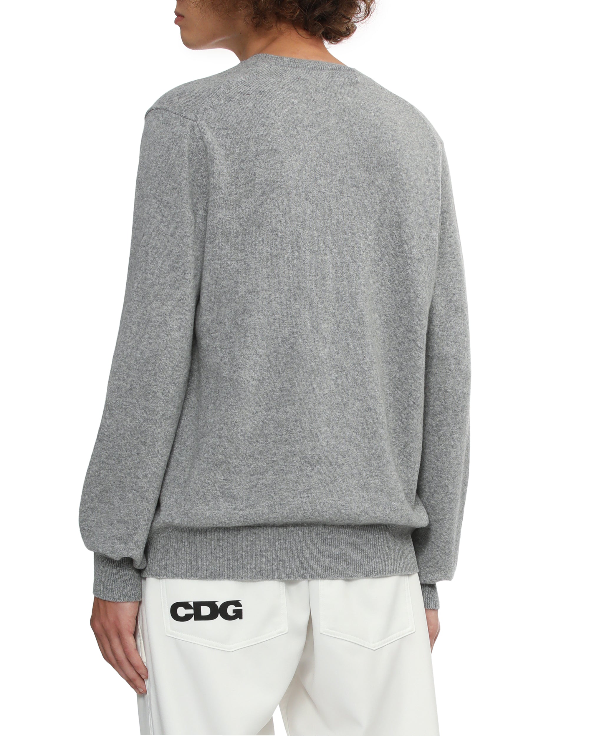 Rhinestone logo sweater